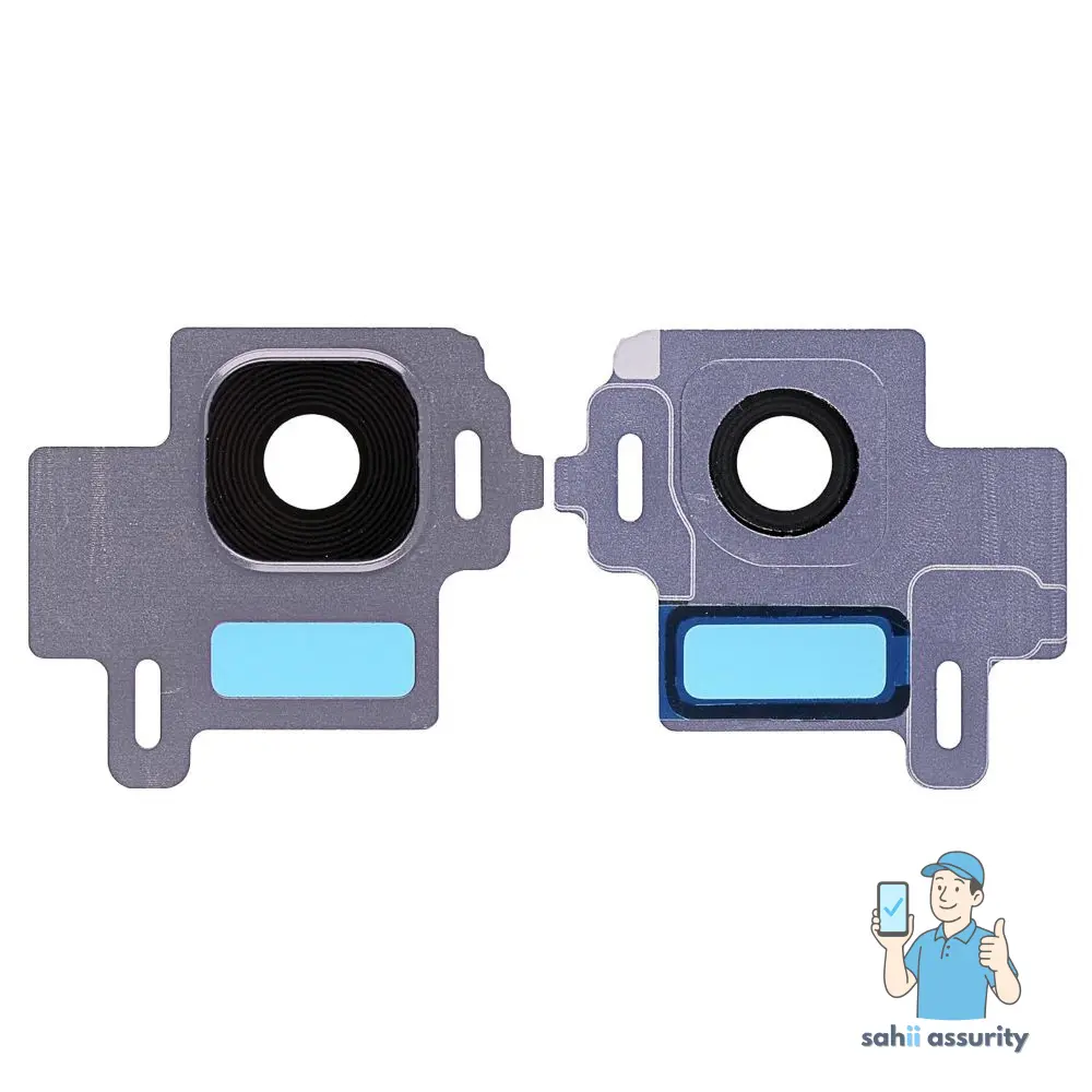 Camera Lens Glass with Frame for Samsung Galaxy S8 Grey